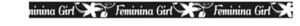 1 Metro Nastro Gomma 30mm Decorazione Tinker Cucire Con Motif Feminina Girl Nero - Picture 1 of 1