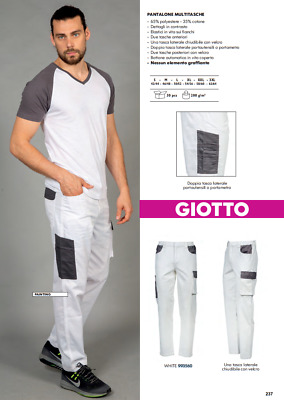 Pantalone Uomo Pesante Lavoro Pittore Giotto Multitasche Jrc • 15.53€