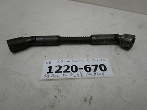 U-Joint Telescoping Spring Ret. 7.5"-6.5" L 15/16" Dia. 2A Adapter to 3/8" Hex - Picture 1 of 3