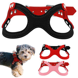 Small Chihuahua Dog Harness Vest Pet Puppy Cat Collar for yorkie maltese XXS/XS 
