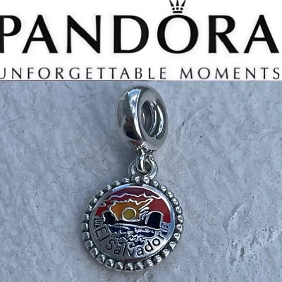 Pandora El Salvador Country Exclusive Sunset Scene Dangle Charm - Image 1 of 4