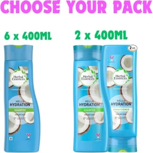 Herbal Essences Hello Hydration Set Shampo &Conditioner with Coconut Scent-400ml - Picture 1 of 38
