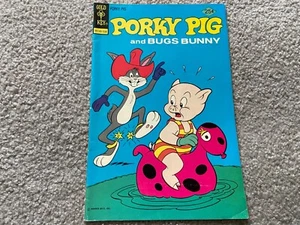 Cómic Porky Pig and Bugs Bunny 1975 vintage llave dorada *envío combinado* - Imagen 1 de 3