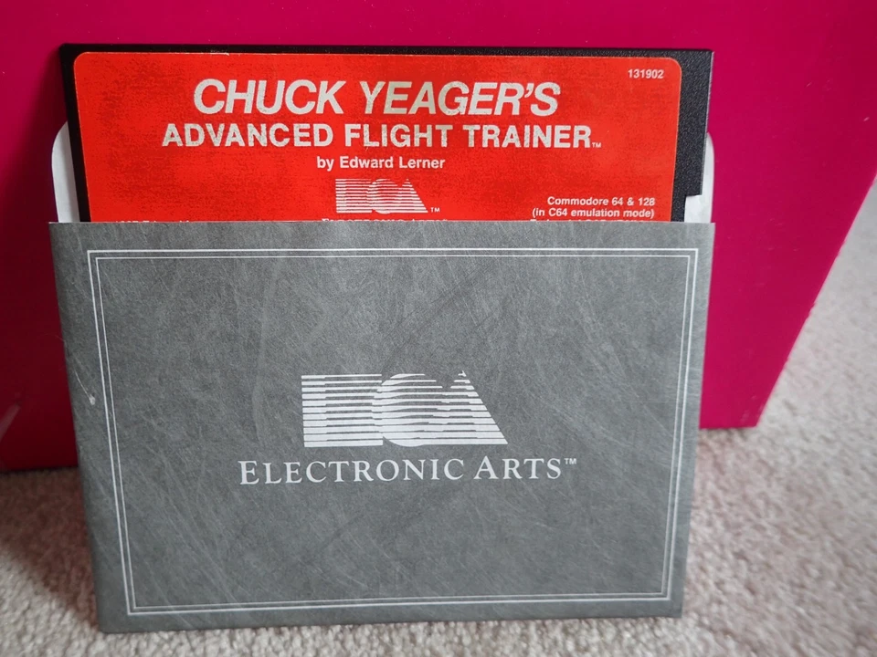 Chuck Yeager's Advanced Flight Trainer (Commodore 64 EA) Disk only tested Works - Image 1 of 1