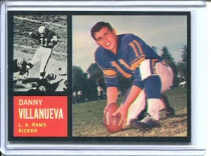 1962 Topps Football # 85 Danny Villanueva NM-MT Near Mint to Mint - Picture 1 of 2
