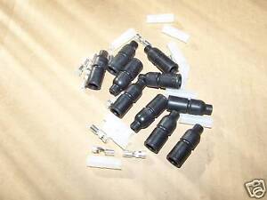 10 MILITARY TYPE ELECTRICAL CONNECTORS MALE 14 GAUGE