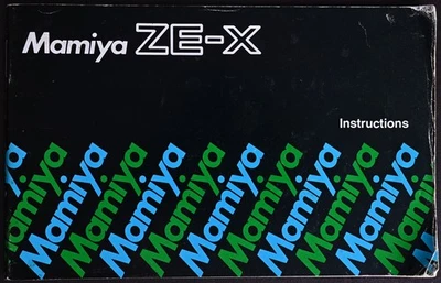 Original Mamiya ZE-X Camera User Manual 1983 Edition - Excellent - Image 1 of 4