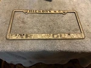 Paramount Dealership License Plate Frame Asheville NC - Picture 1 of 4
