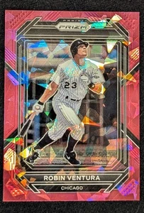 2023 Panini Prizm #207 Robin Ventura Pink Cracked Ice Prizm Chicago White Sox - Bild 1 von 3