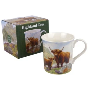 Taza The Leonardo Collection Highland Cow Coo China 300 ml - Imagen 1 de 5
