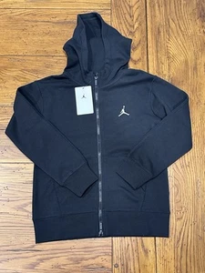 Nike Jordan Boys Black Jumpman Full Zip Hoodie Size Kids S Jordan Sport - Picture 1 of 11