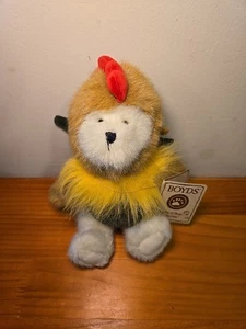 Boyds Rootie T. McRooster Bear Head Bean Collection 9.5" - Picture 1 of 9