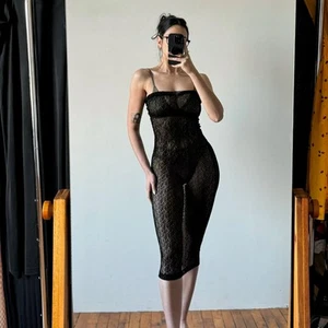 Vestido tubo malla negro vintage - se adapta a S/M - Buen estado - Imagen 1 de 6