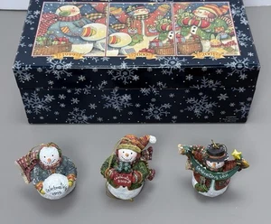 Millennium Ornament Collection "Sams Snowman Collection" Lang & Wise LE NUEVO EN CAJA - Imagen 1 de 16