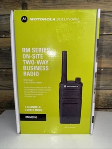 Motorola Solutions- RM Series On-site 2 Way Business Radio (RMM2050) *NEW* - Photo 1/6