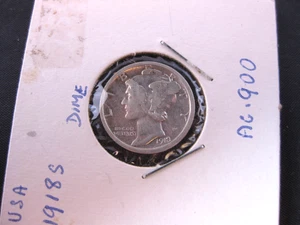 1915 USA Mercury 1 Dime Coin (# 130-3) - Picture 1 of 2