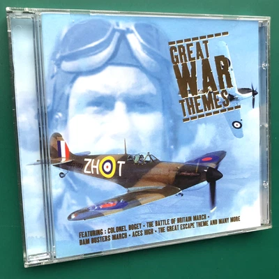 GREAT WAR THEMES Military Film TV Soundtrack CD Navarone Colditz 633 Spitfire NM - Image 1 of 4