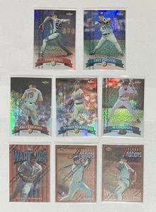 8 Topps Finest REFRACTORS 5-1998 2-1996 1-1997 Wade Boggs Garret Anderson Benes - Picture 1 of 2