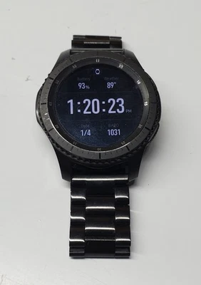 Reloj inteligente Samsung Gear S3 Frontier 46 mm negro 316L solo reloj Foto 1 de 3