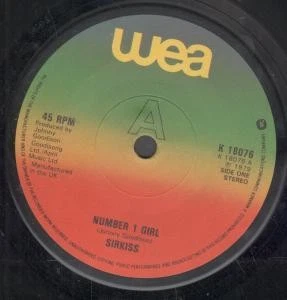 Sirkiss Number 1 Girl 7" vinyl UK Wea 1979 K18076 - Image 1 of 2