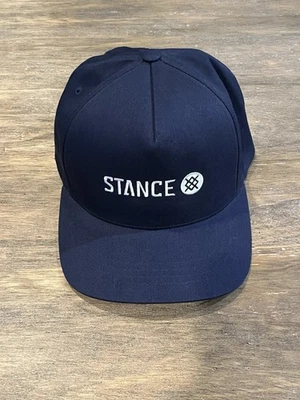 Gorra STANCE Icon ajustable con cierre a presión bordada azul, talla única Foto 1 de 4