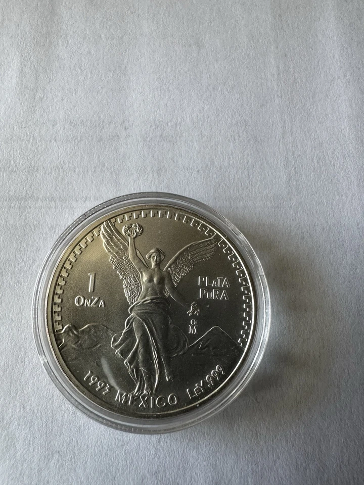 1993 1 Onza Plata Bu - Image 1 of 2
