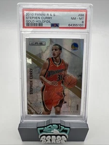 Panini Rookies & Stars Stephen Curry Gold Holofoil 2010 PSA 8 - Imagen 1 de 2