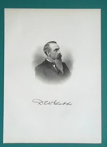 DAVID W. GIBBS Toledo Ohio Builder Architect Concert Tenor Singer - 1883 Print - Picture 1 of 1