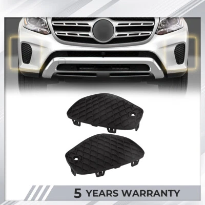 Cubierta de parachoques delantero derecho y derecho moldura de rejilla para Mercedes Benz GLS450 2017 2018 2019 Foto 1 de 4