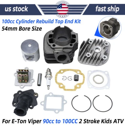 100CC Cylinder Rebuild Top End Kit For Eton Viper 90 90R 2 Stroke AXL-90 DXL-90 - Image 1 of 4