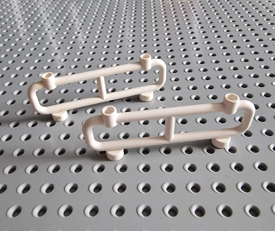 Lego Zaun Gitter Absperrung Weiß 2 Stück 1x8x2 City System 2486 A186 - Bild 1 von 1