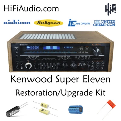 Kenwood model Super Eleven rebuild restoration upgrade kit filter capacitor - Image 1 of 4