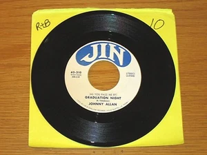 STEREO R&B 45 RPM - JOHNNY ALLAN - JIN 310 - "GRADUATION NIGHT" - Picture 1 of 2