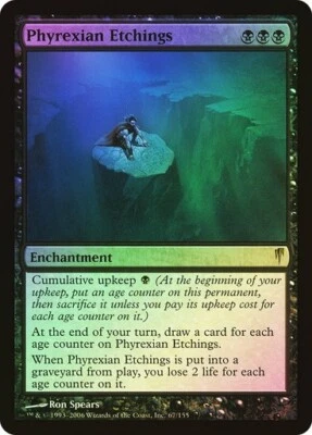Coldsnap  MTG  Foil   Phyrexian Etchings   Magic - Image 1 of 2