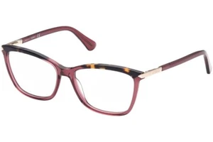 GUESS GU2880 069 Burgundy Plastic Cat Eye Optical Eyeglasses Frame 54-15-140 GU - Picture 1 of 3