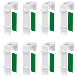 Klemmfix Doppelrollo Klemmhalter Lang Duo-Rollo Zum Klemmen Und Klebe 8 Stk. - Bild 1 von 2