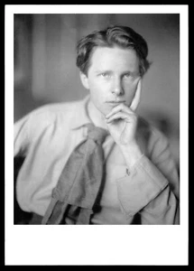 Postal - Rupert Chawner Brooke, poeta inglés UNP - Imagen 1 de 2