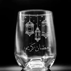 RAMADAN Wine Glass - Picture 1 of 3