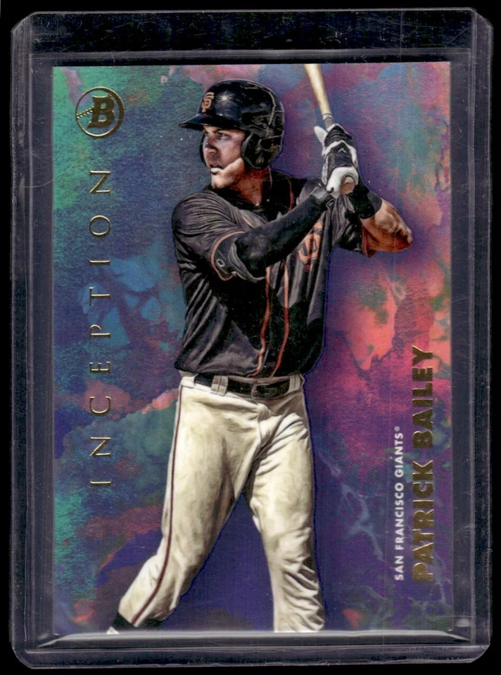 2021 Bowman Inception Patrick Bailey San Francisco Giants #80 - Image 1 of 2