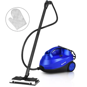 Costway 2000W Heavy Duty Steam Cleaner Mop Multi-Purpose W/19 Accessories Blue - Picture 1 of 10