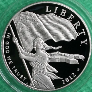 2012 P Star-Spangled Banner PROOF Silver Dollar US Mint $1 Coin in Capsule - Picture 1 of 2