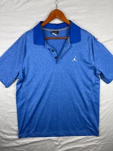 Nike Jordan Polo Shirt Men Large Chris Paul Logo Dri Fit Casual Outdoor Stretch - Picture 1 of 13