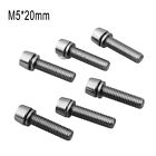 Upgrade Your Bike with Premium Quality M5M6 Bolts 6PCS Set for Bike Lovers
