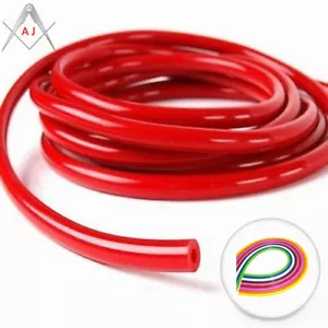 ID 6mm Length 10 Feet silicone vacuum hoses pipes tube in Red Color - Imagen 1 de 6
