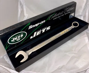 NFL Snap-On Kombi Schraubenschlüssel Sammler New York Jets tolle gebrauchte Form - Bild 1 von 2