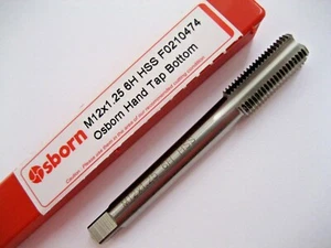 M12 x 1.25 METRIC FINE HAND TAP BOTTOMING PLUG EUROPA TOOL OSBORN F0210474 P184 - Picture 1 of 6