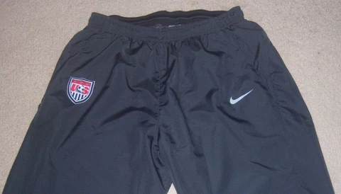 RARE Authentic NIKE TEAM USA Soccer STITCHED/Heavy WORKOUT/Training PANTS XL l Cover