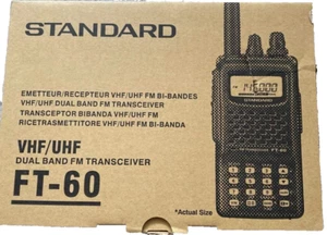 Yaesu FT-60 New Dual Band Ham Radio 144/430MHz Portable Transceiver - Picture 1 of 6