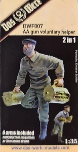 DWF007 Das Werk AA gun voluntariado helper / Flak Hiwi 1:35 - Imagen 1 de 1