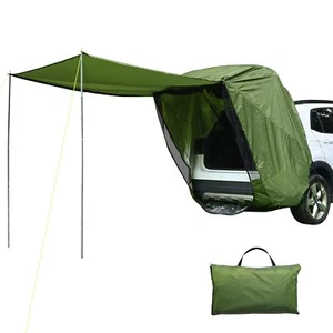 Tailgate Shade Awning Tent Outdoor Car Canopy Sun Shade SUV Camping Travel MPV - Picture 1 of 8